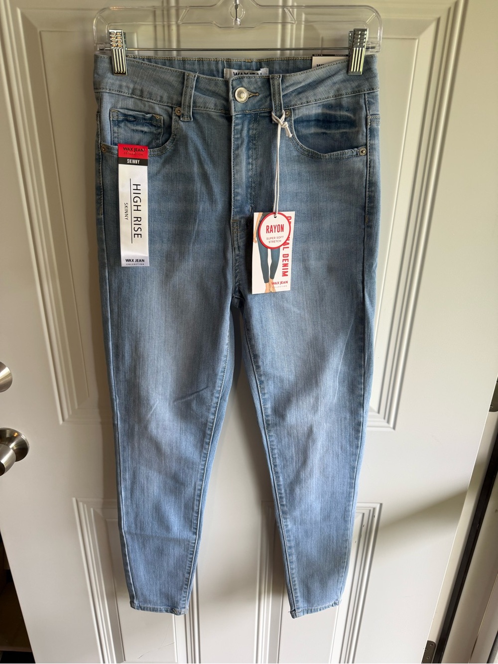 NWT Wax Jean Light Blue High-Rise Skinny Jeans size 29